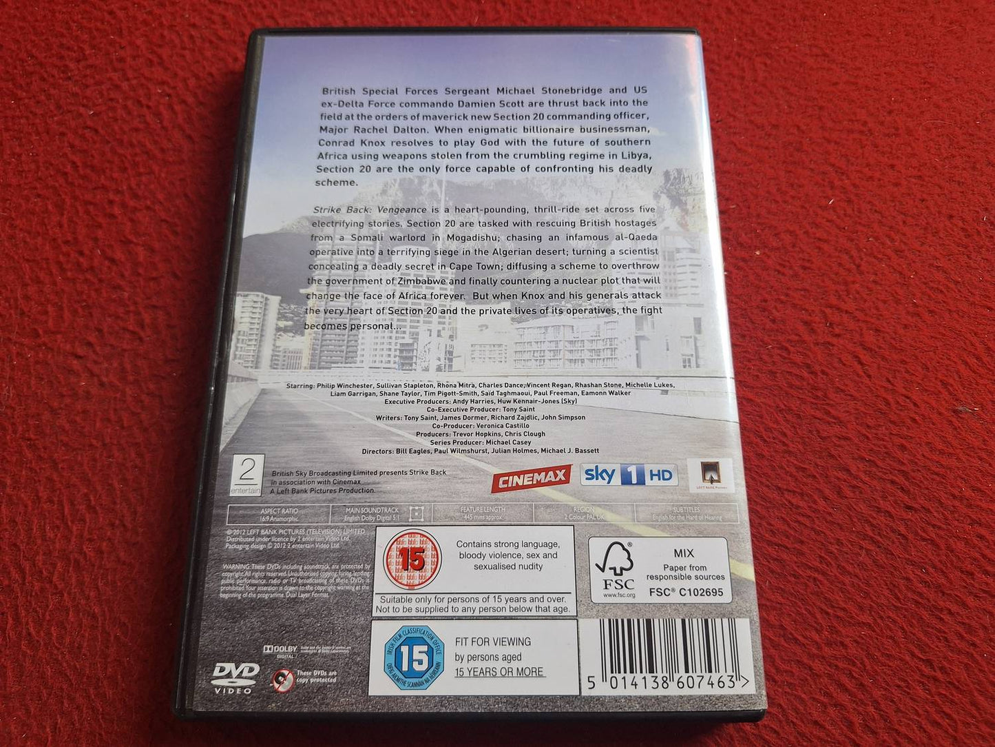 STRIKE BACK VENGEANCE BOX DVD