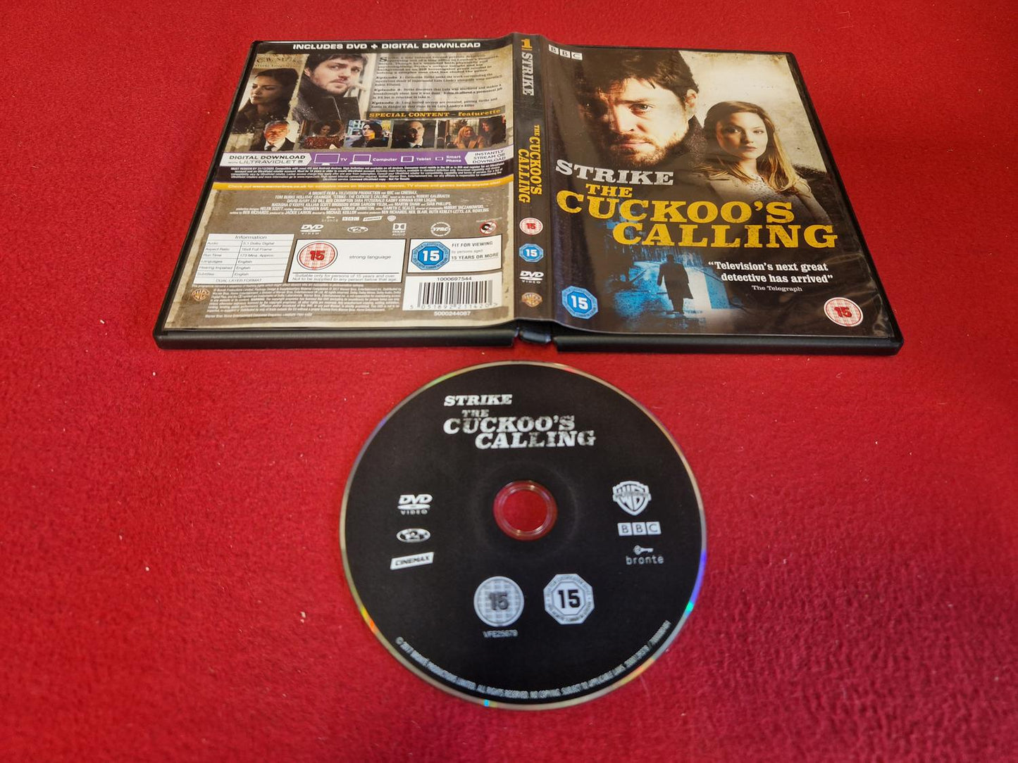 STRIKE THE CUCKOOS CALLING till DVD