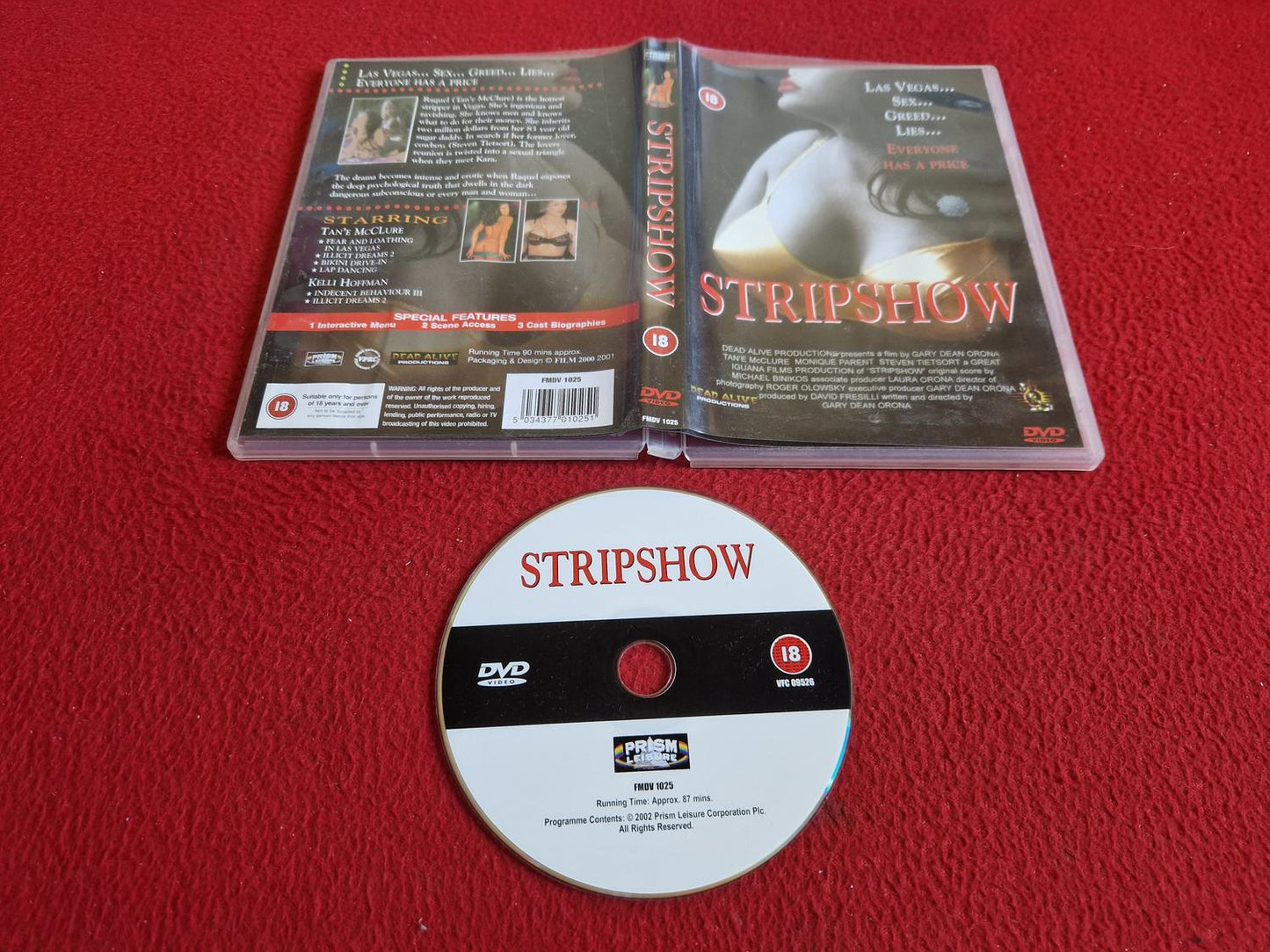 STRIPSHOW DVD