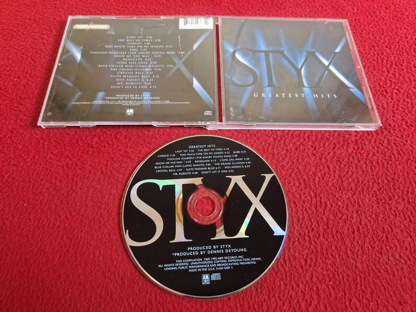 STYX GREATEST HITS CD