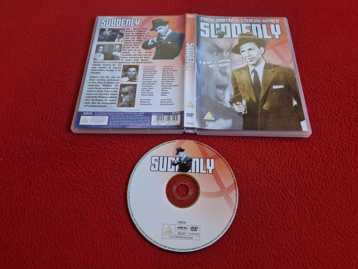 SUDDENLY DVD