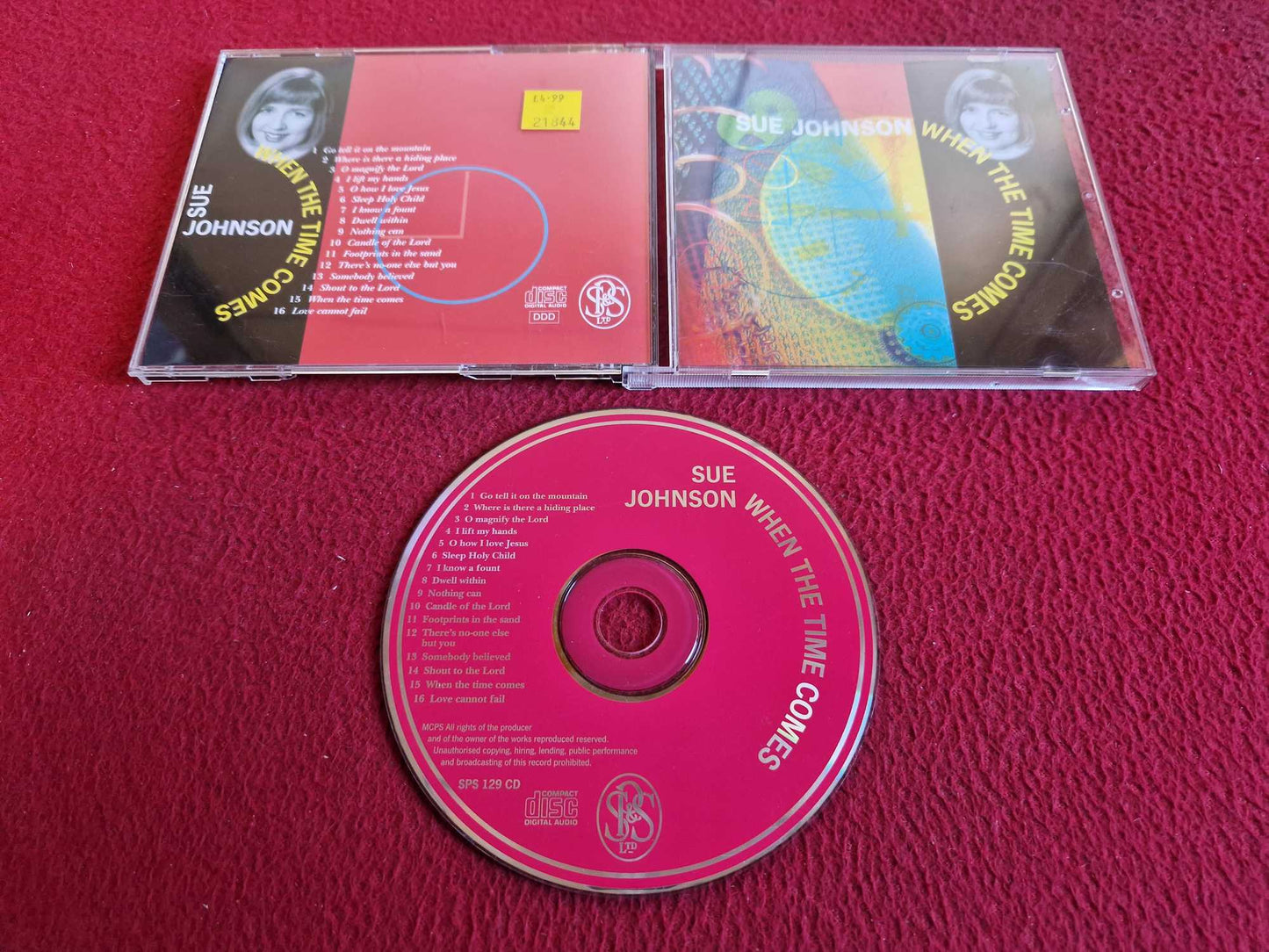 SUE JOHNSON WHEN THE TIME COMES CD