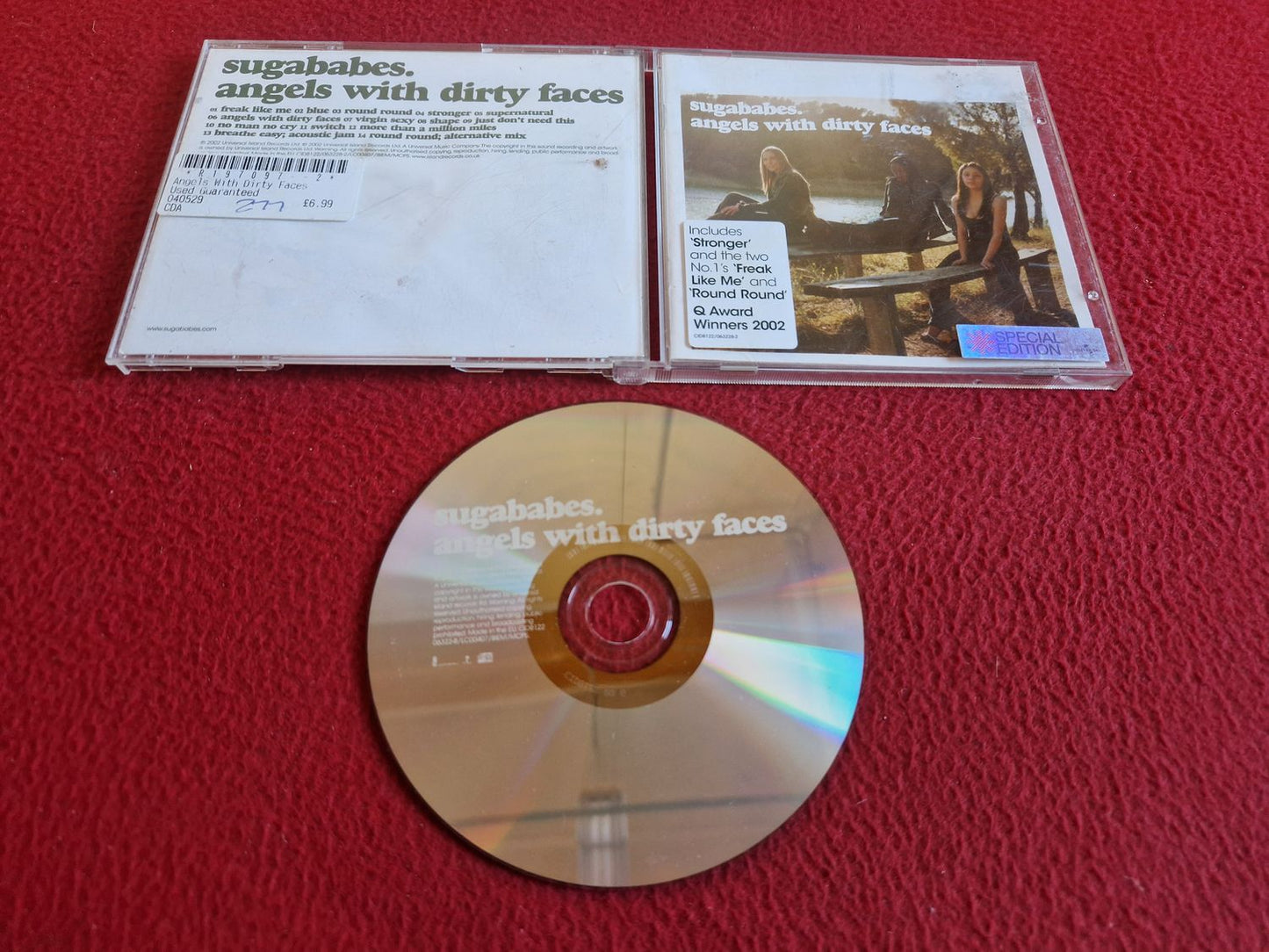 SUGABABES ANGELS WITH DIRTY FACES SPECIAL EDITION CD