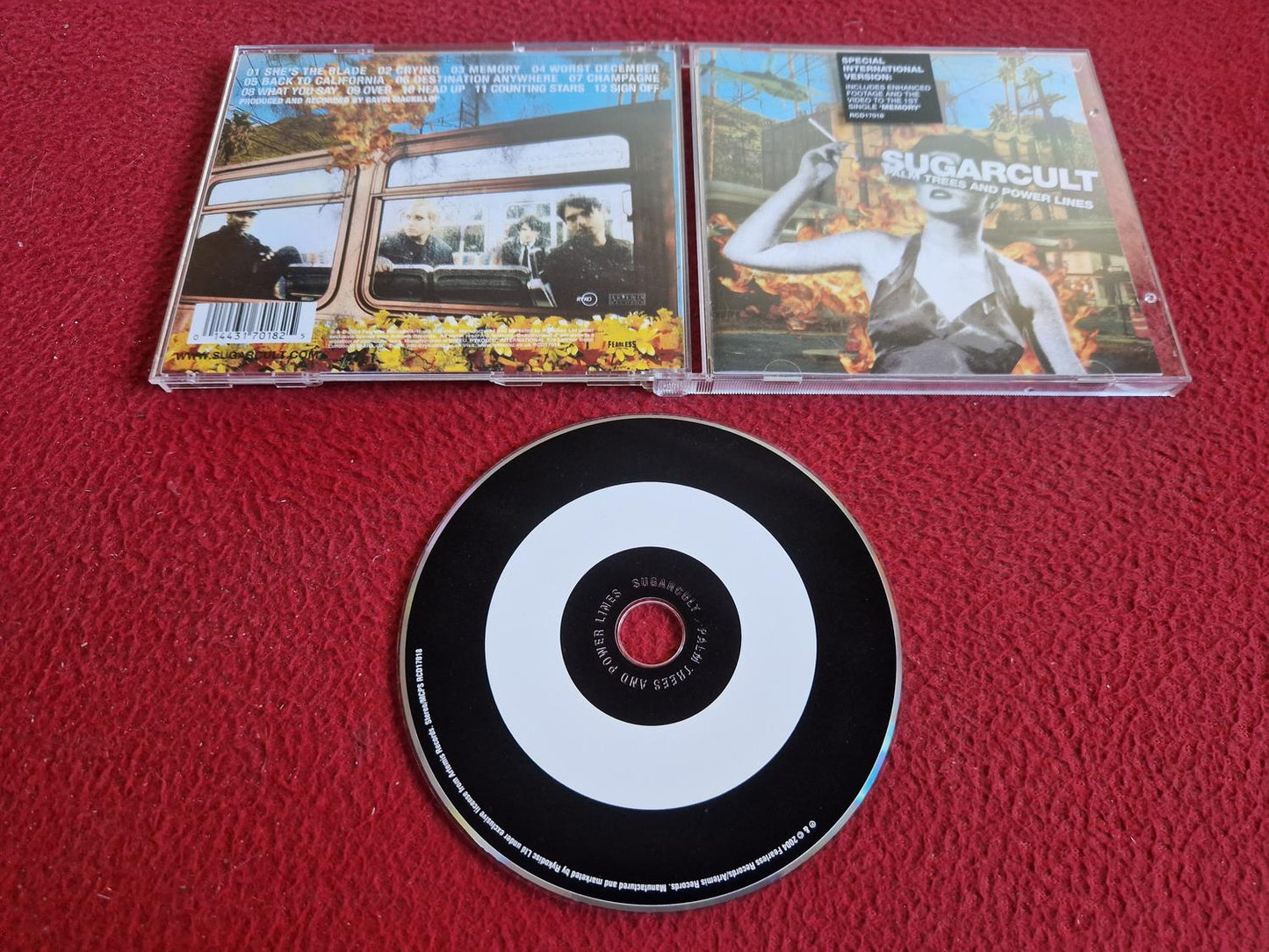 SUGARCULT PALM TREES AND POWER LINES CD