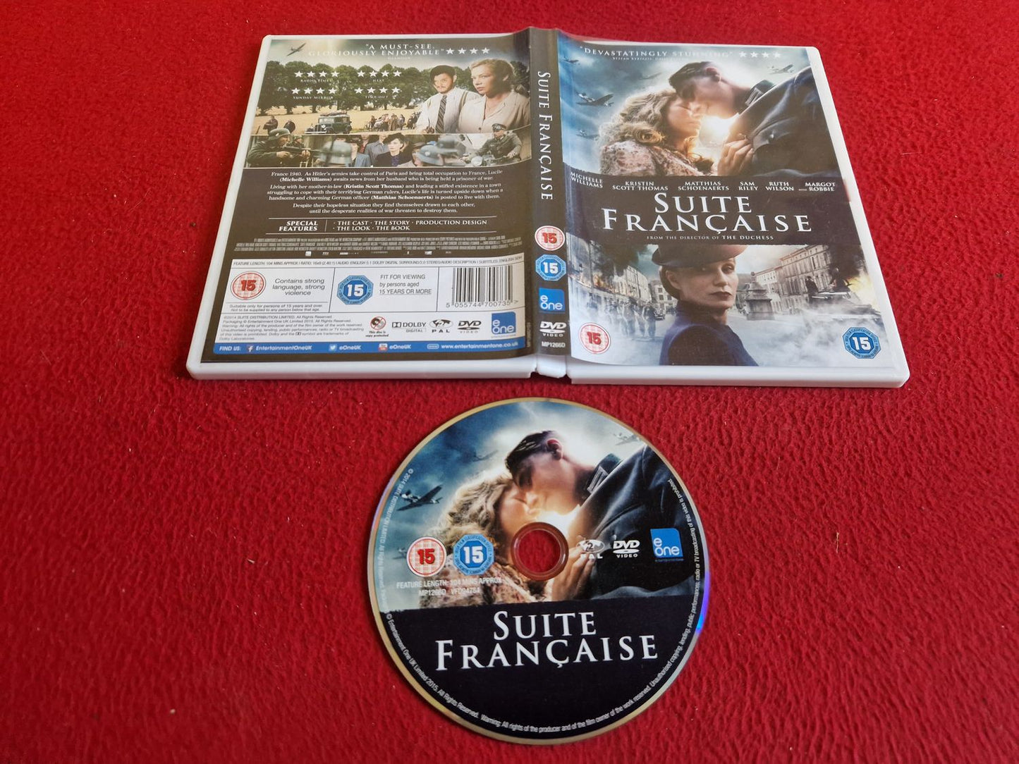 SUITE FRANCAISE DVD