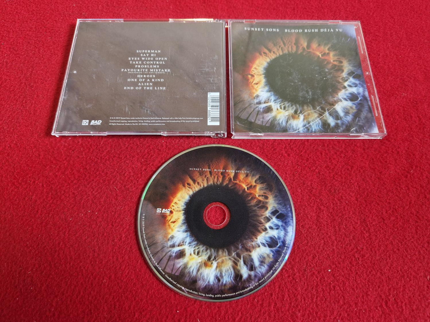SUNSET SONS BLOOD RUSH DEJA VU till CD