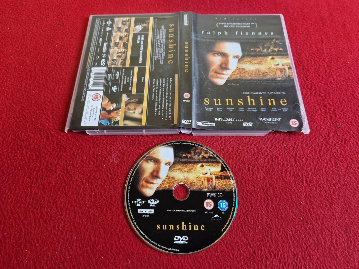 SUNSHINE DVD