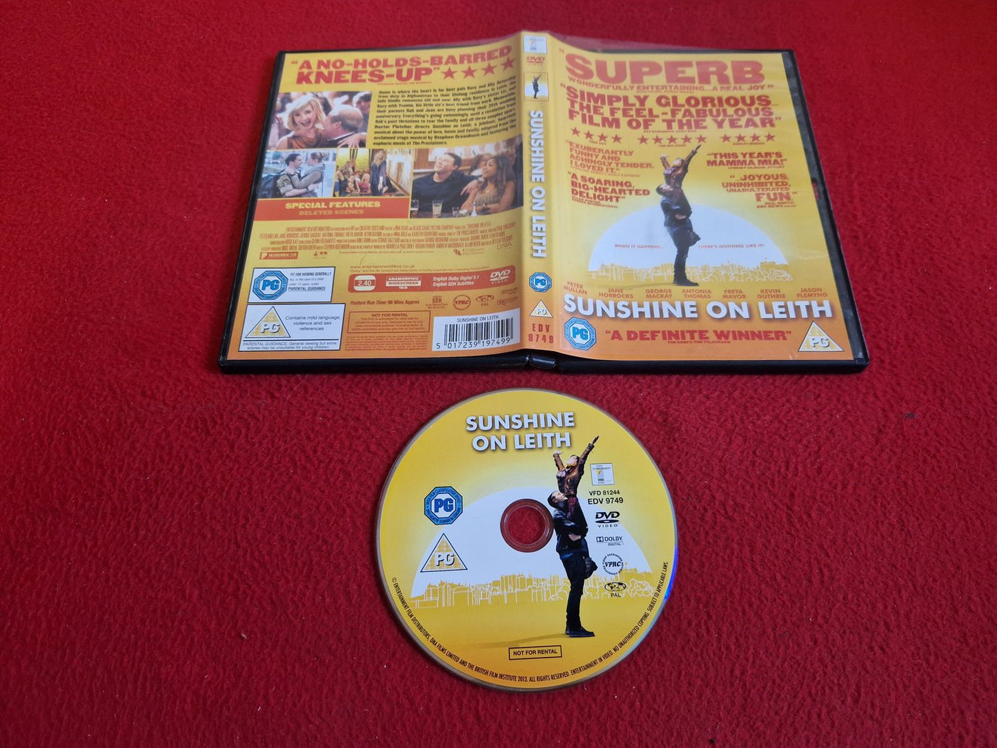 SUNSHINE ON LEITH DVD