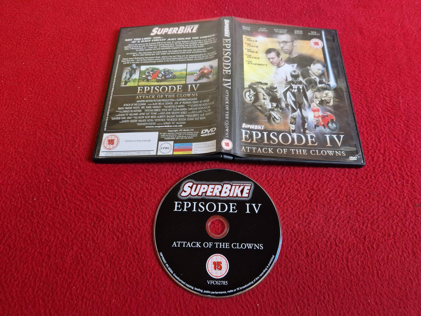 SUPER BIKE EPISODE IV ATTACK OF THE CLOWNS DVD