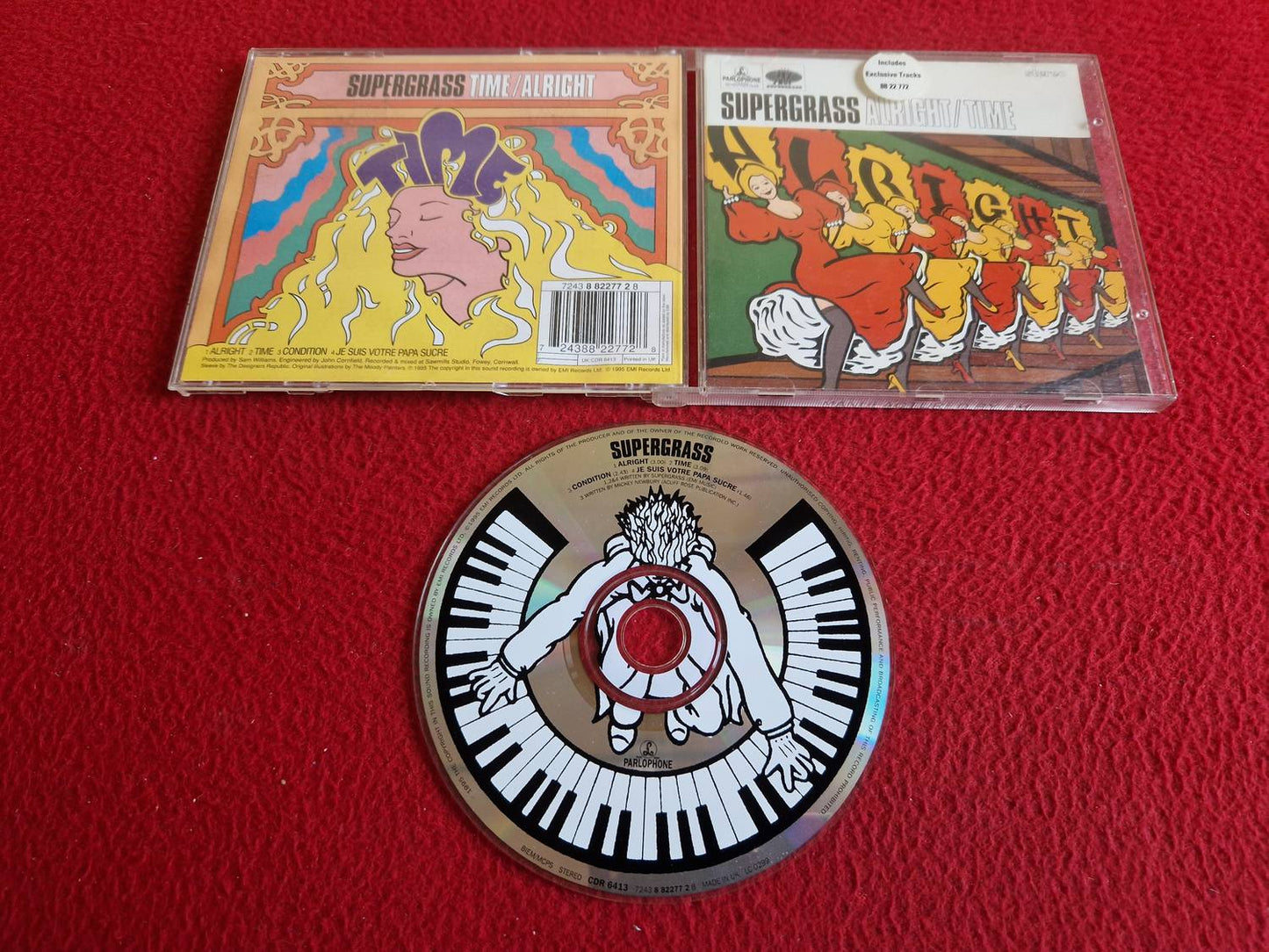 SUPERGRASS ALRIGHT/TIME CD