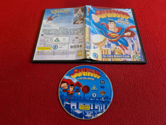 SUPERMAN THE LAST SON OF KRYPTON DVD
