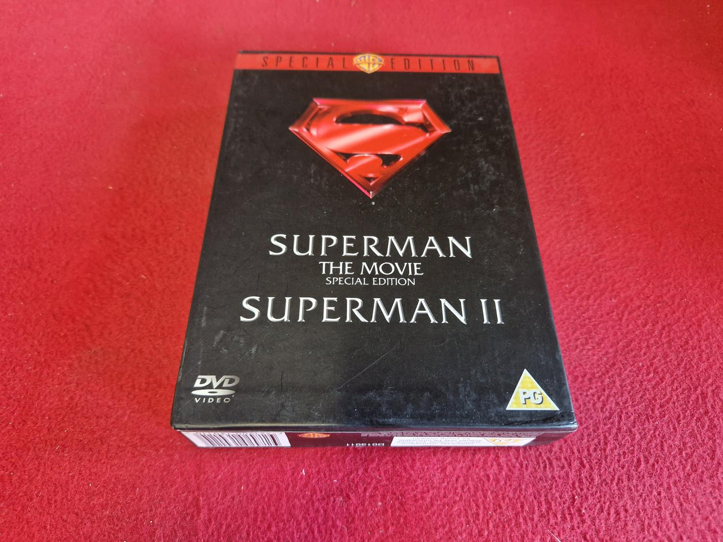 SUPERMAN THE MOVIE SPECIAL EDITION + SUPERMAN II BOX till DVD