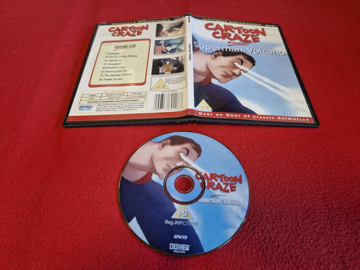 SUPERMAN VOLCANO till DVD