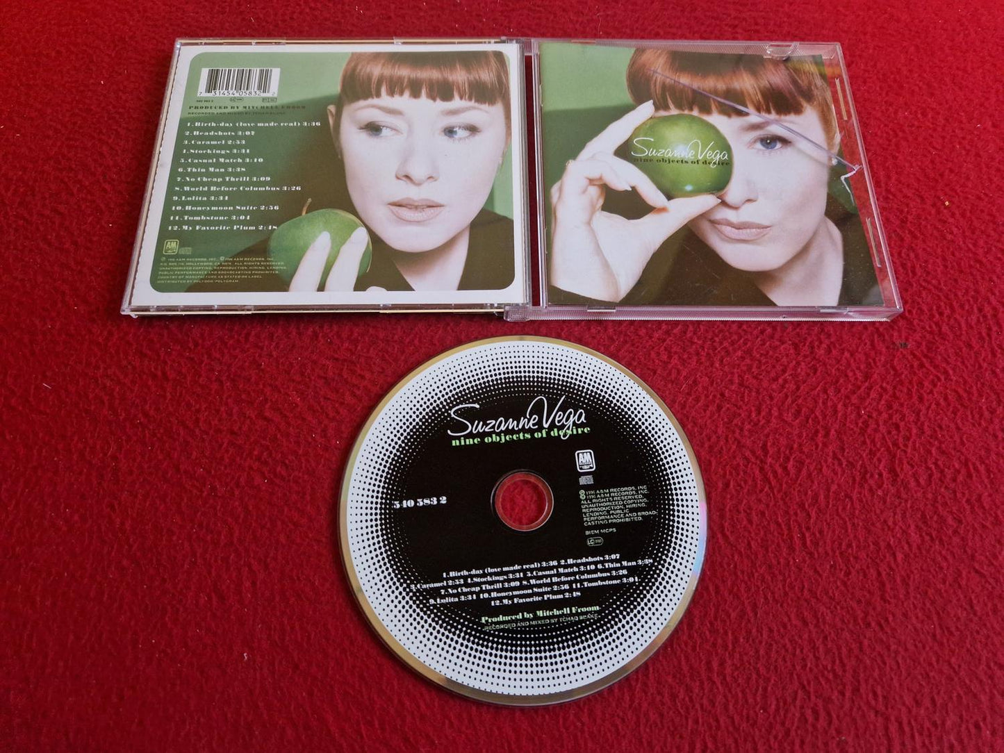 SUZANNE VEGA NINE OBJECTS OF DESIRE CD