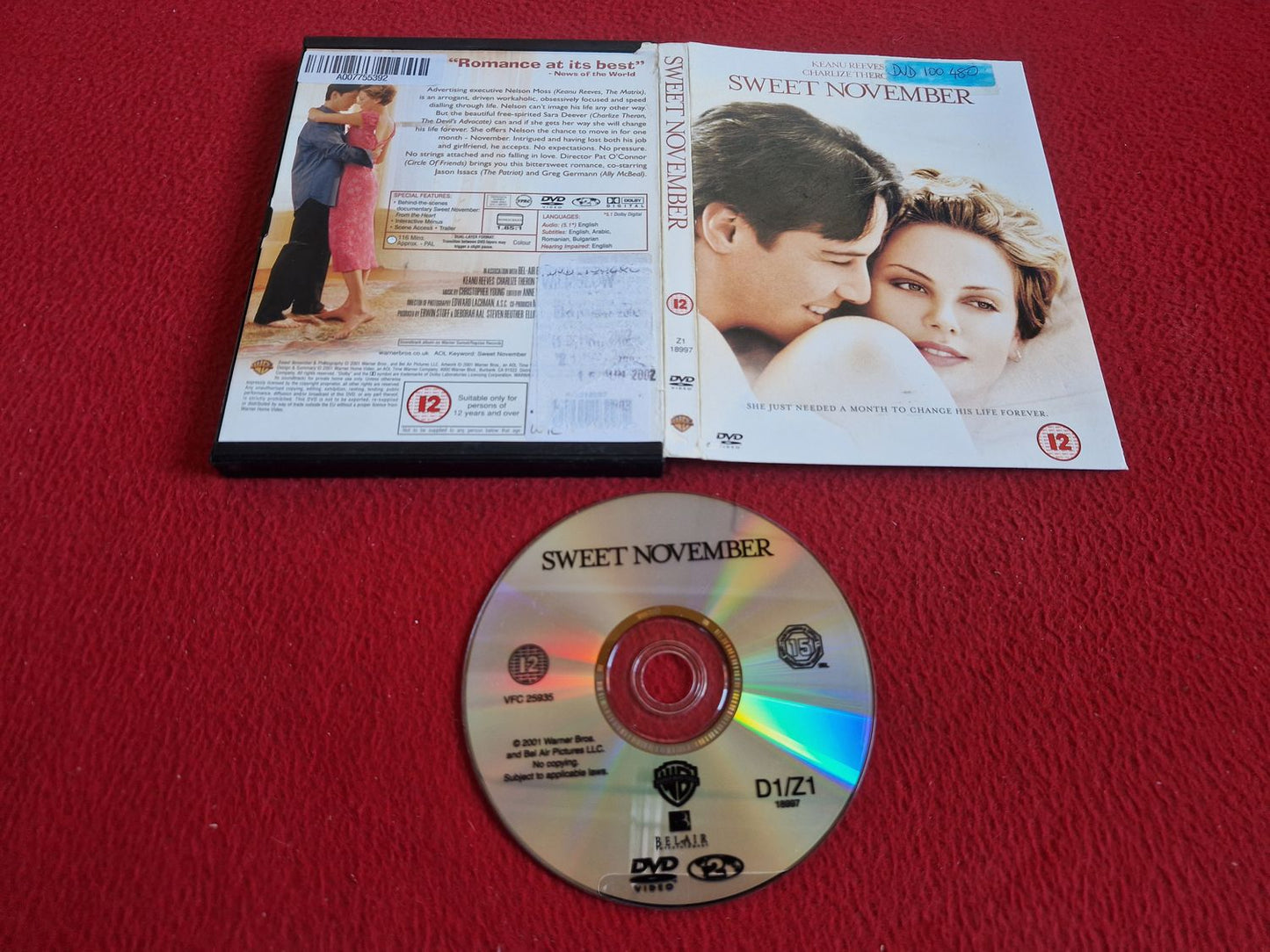 SWEET NOVEMBER [SNAPCASE] DVD