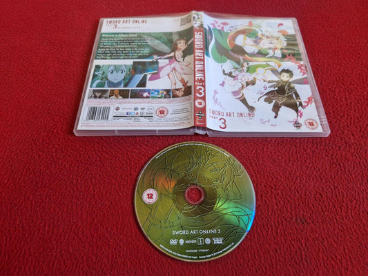 SWORD ART ONLINE PART 3 [ JAPANSKT TAL / ENGELSKT TAL / ENGELSK TEXT ] DVD