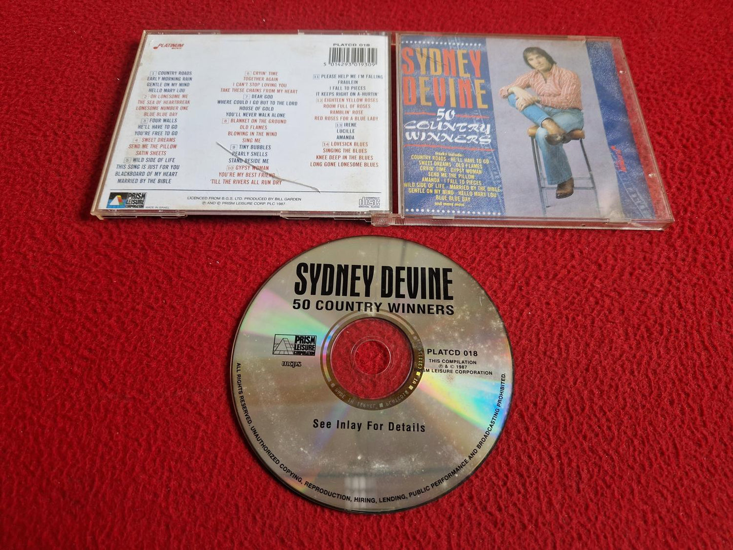 SYDNEY DEVINE 50 COUNTRY WINNERS CD