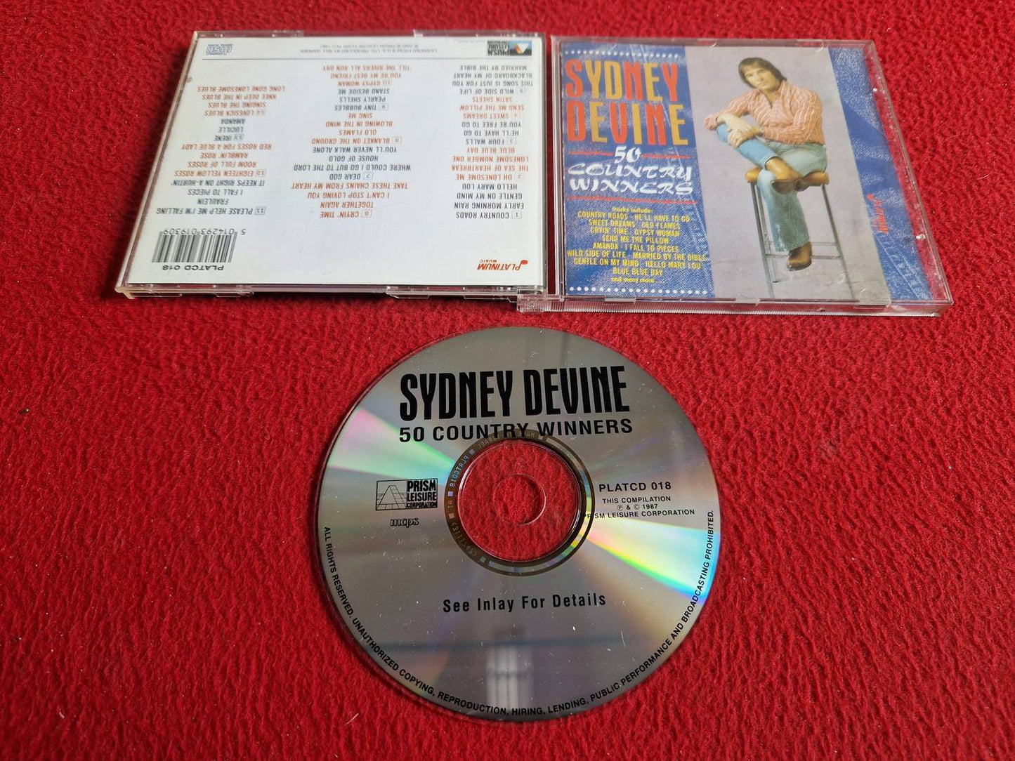 SYDNEY DEVINE 50 COUNTRY WINNERS CD