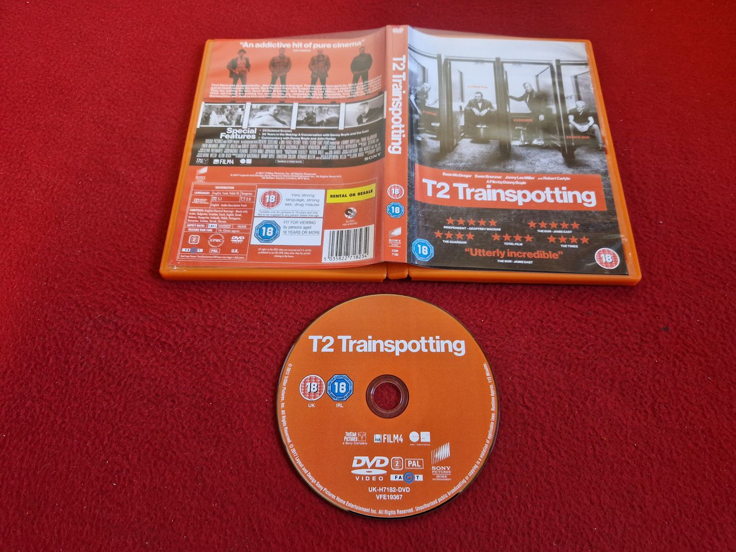 T2 TRAINSPOTTING DVD