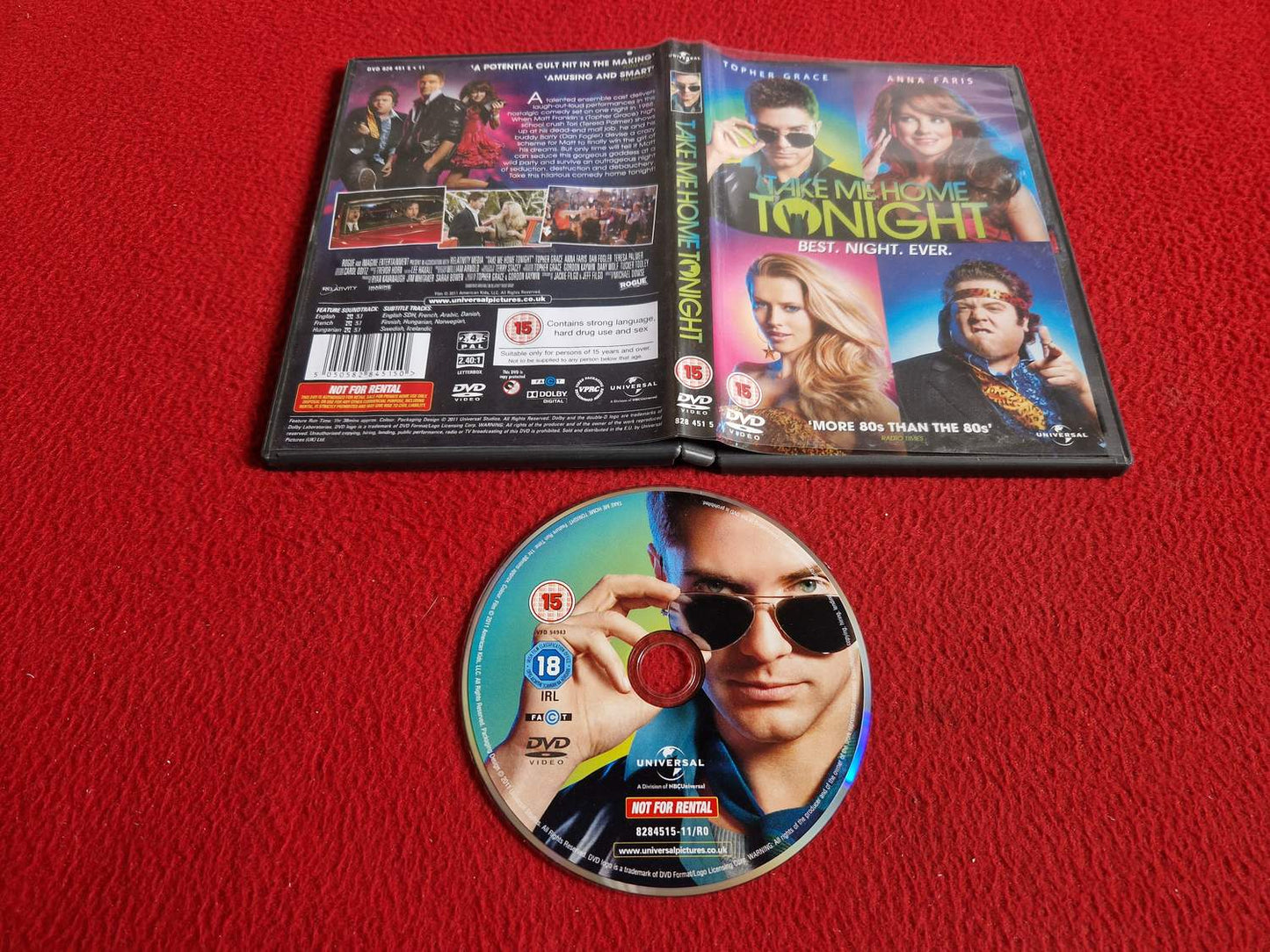 TAKE ME HOME TONIGHT [ SVENSK TEXT ] DVD