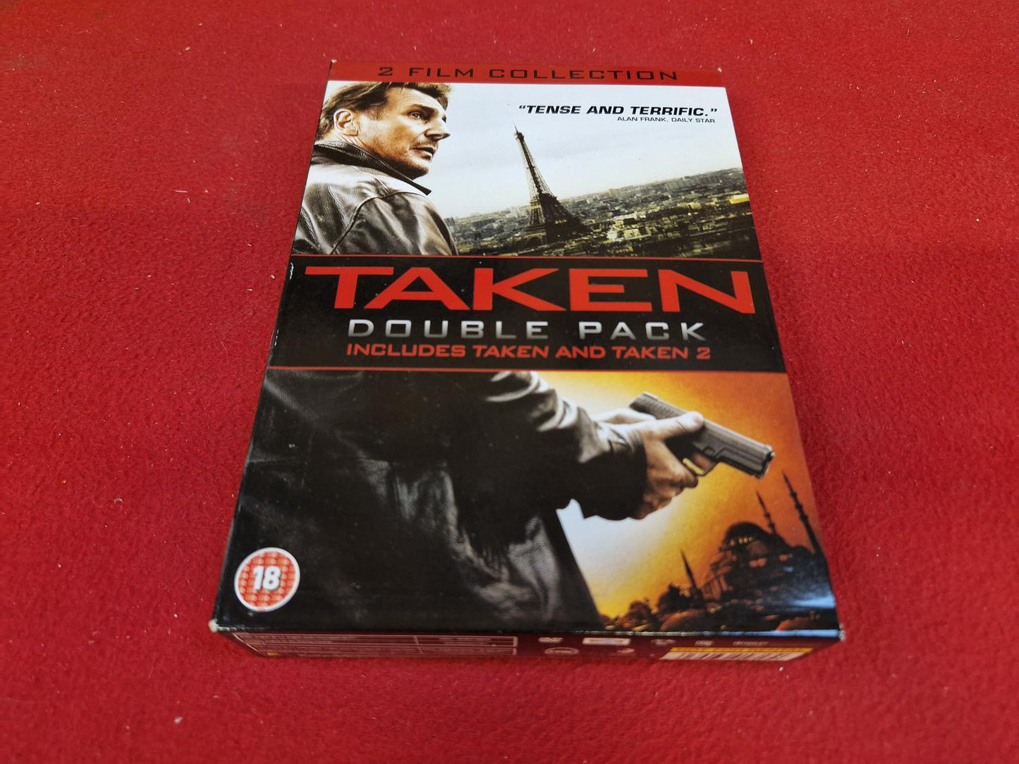 TAKEN DOUBLE PACK BOX till DVD