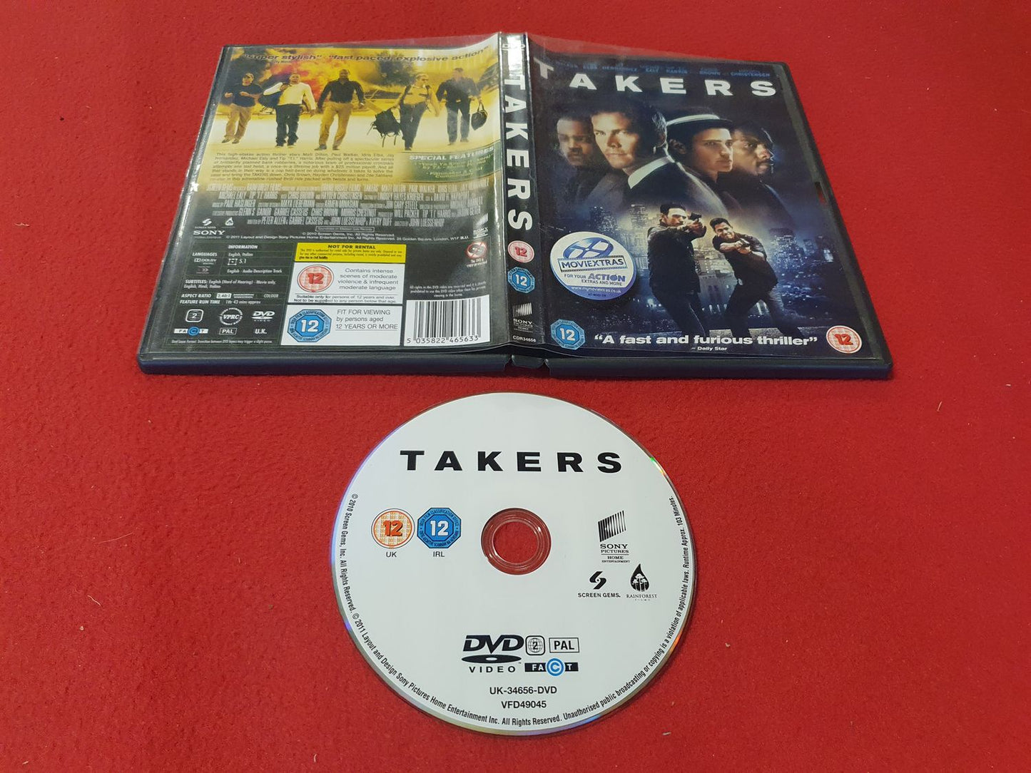 TAKERS till DVD