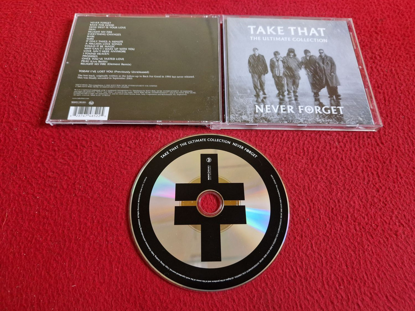 TAKE THAT NEVER FORGET THE ULTIMATE COLLECTION CD