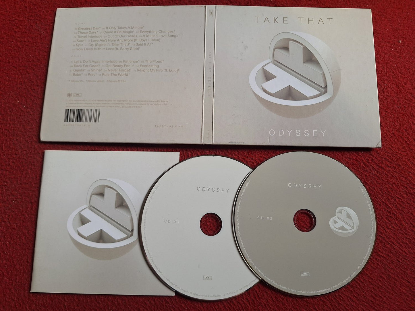 TAKE THAT ODYSSEY CD