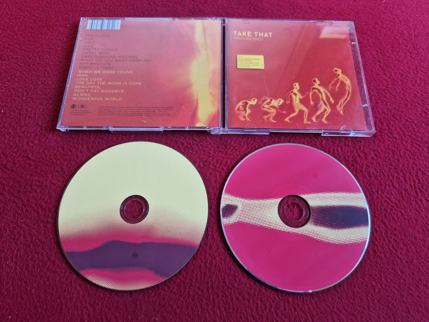 TAKE THAT PROGRESSED CD