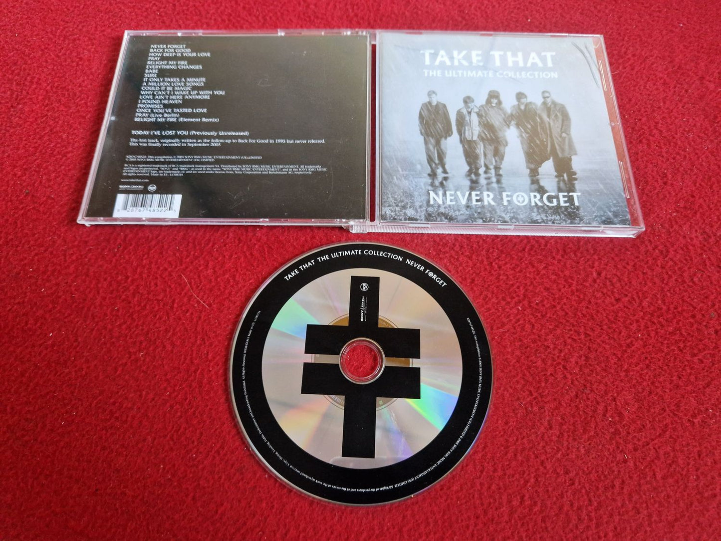 TAKE THAT THE ULTIMATE COLLECTION NEVER FORGET CD