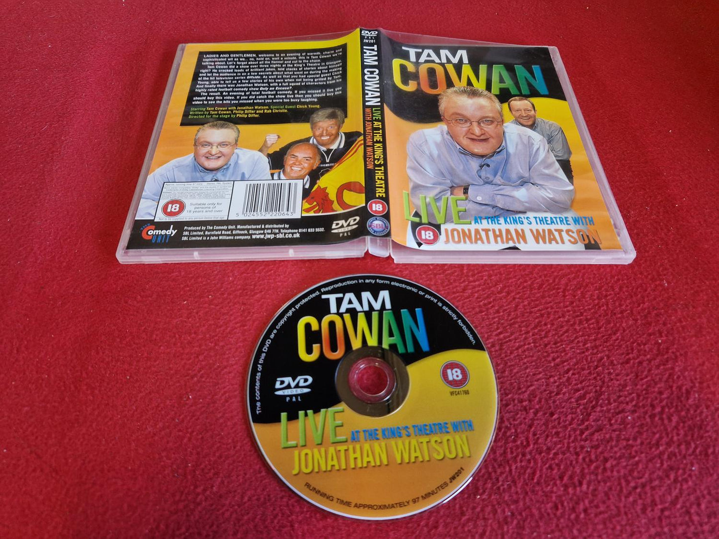 TAM COWAN LIVE AT THE KING'S THEATRE WITH JONATHAN WATSON till DVD