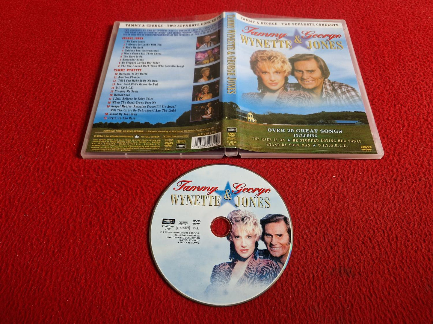 TAMMY WYNETTE & GEORGE JONES DVD