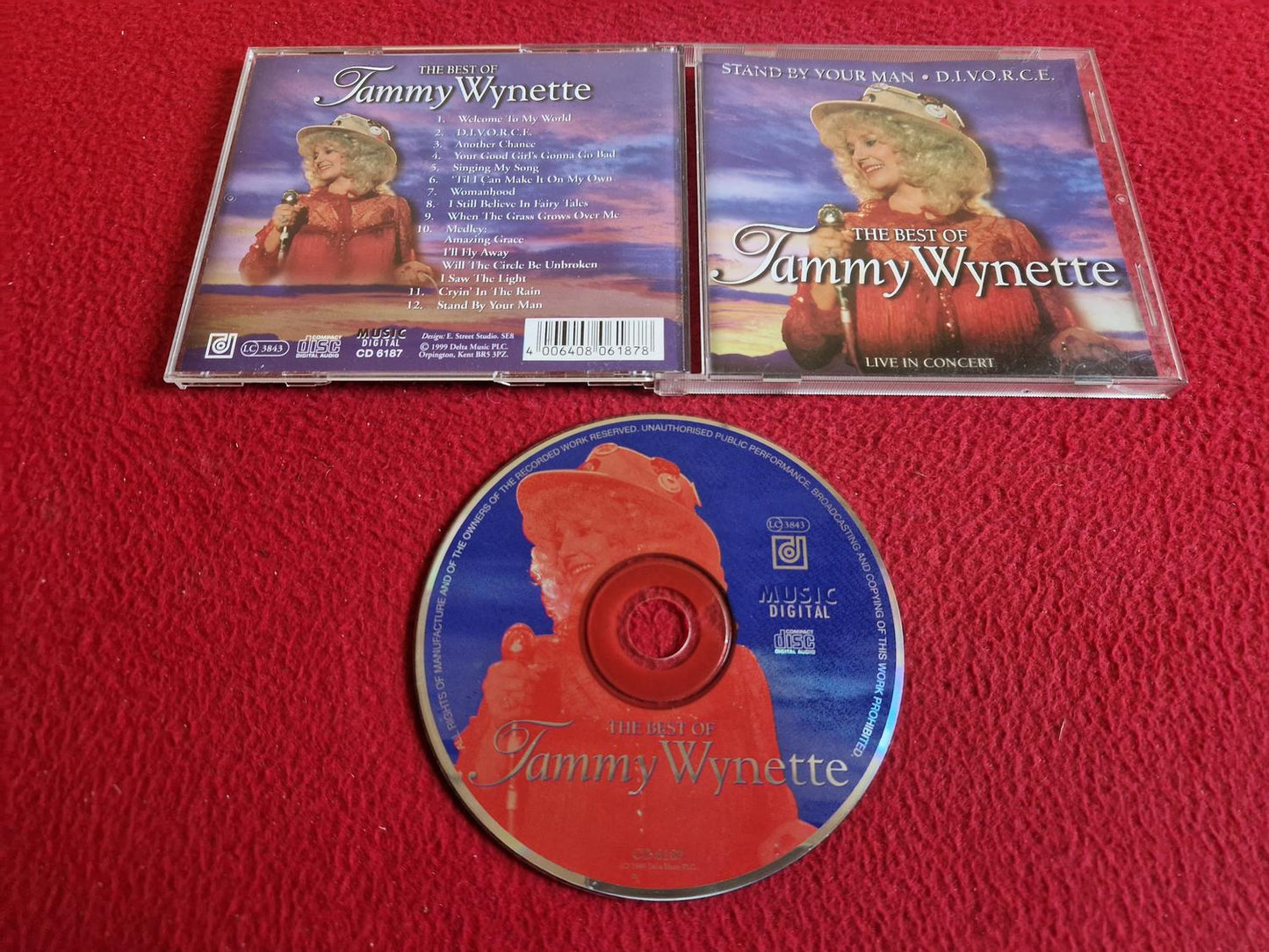 TAMMY WYNETTE – THE BEST OF LIVE IN CONCERT CD