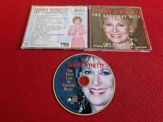 TAMMY WYNETTE THE GREATEST HITS LIVE IN CONCERT CD