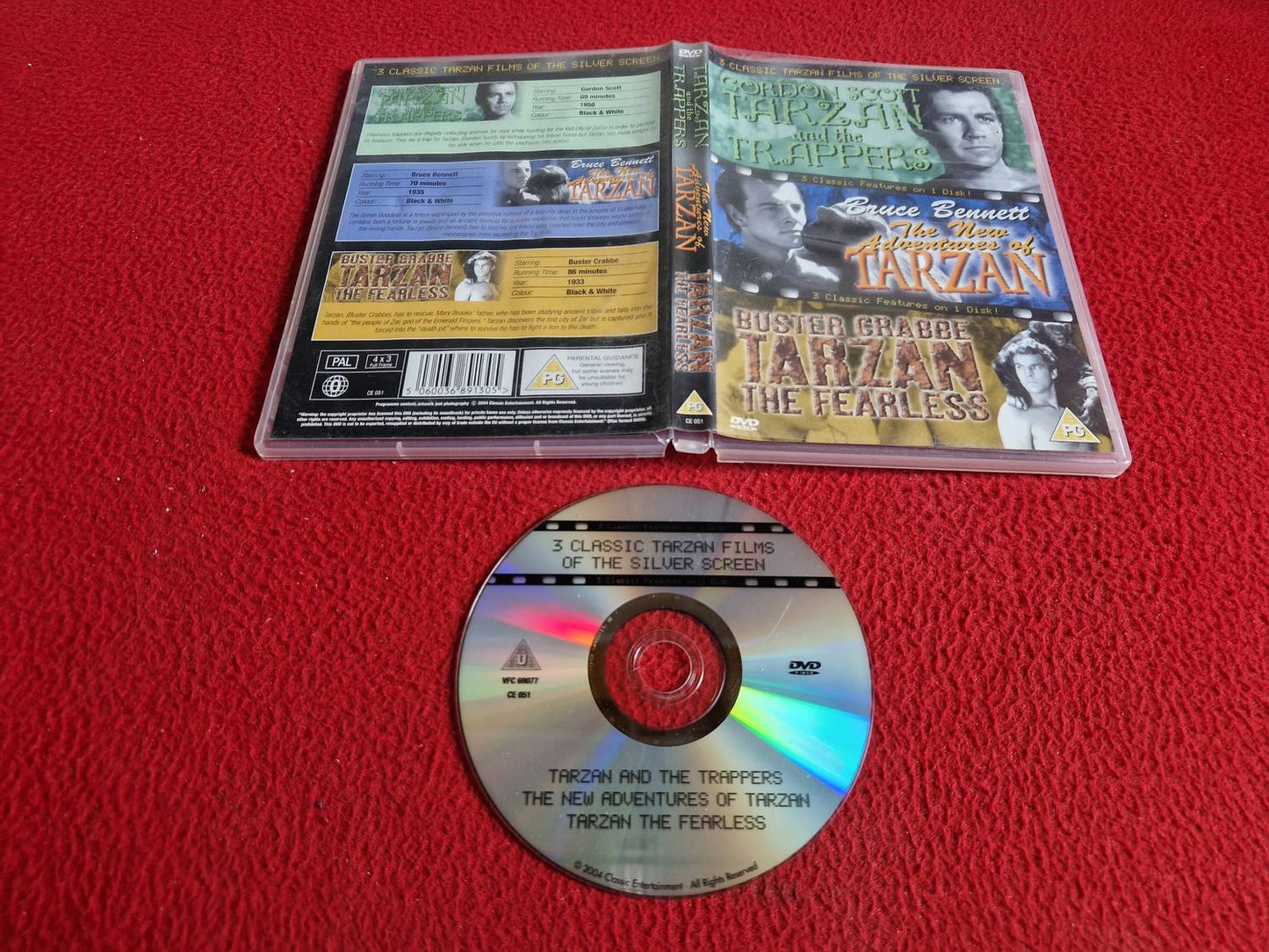 TARZAN AND THE TRAPPERS / NEW ADVENTURES OF TARZAN / TARZAN THE FEARLESS DVD