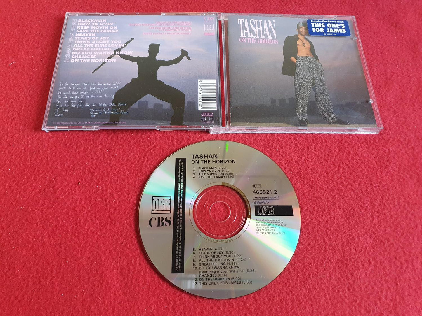 TASHAN ON THE HORIZON till CD