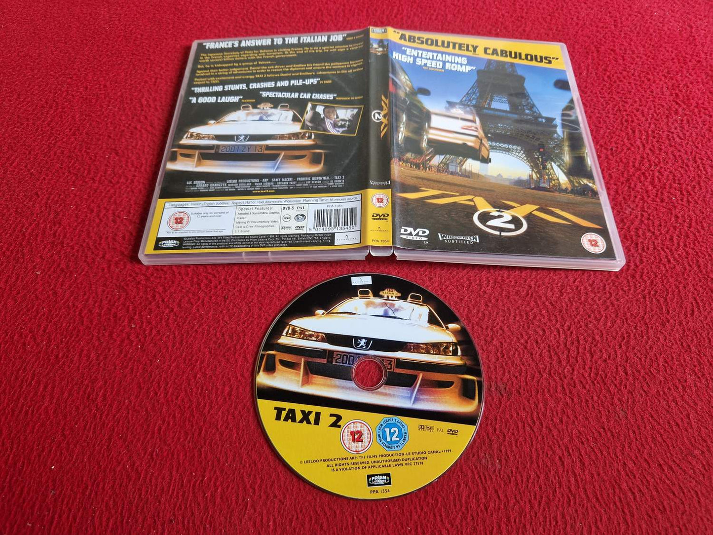 TAXI 2 DVD