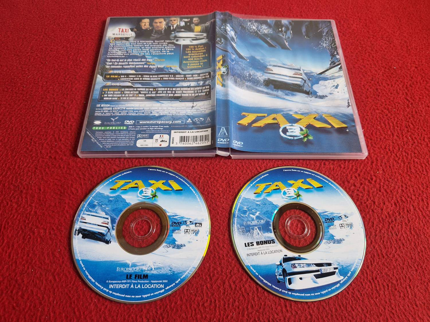 TAXI 3 [ FRANSKT TAL / TEXT ] DVD