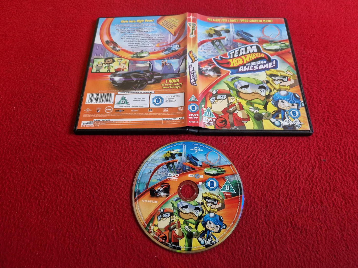 TEAM HOT WHEELS THE ORIGIN OF AWESOME! DVD