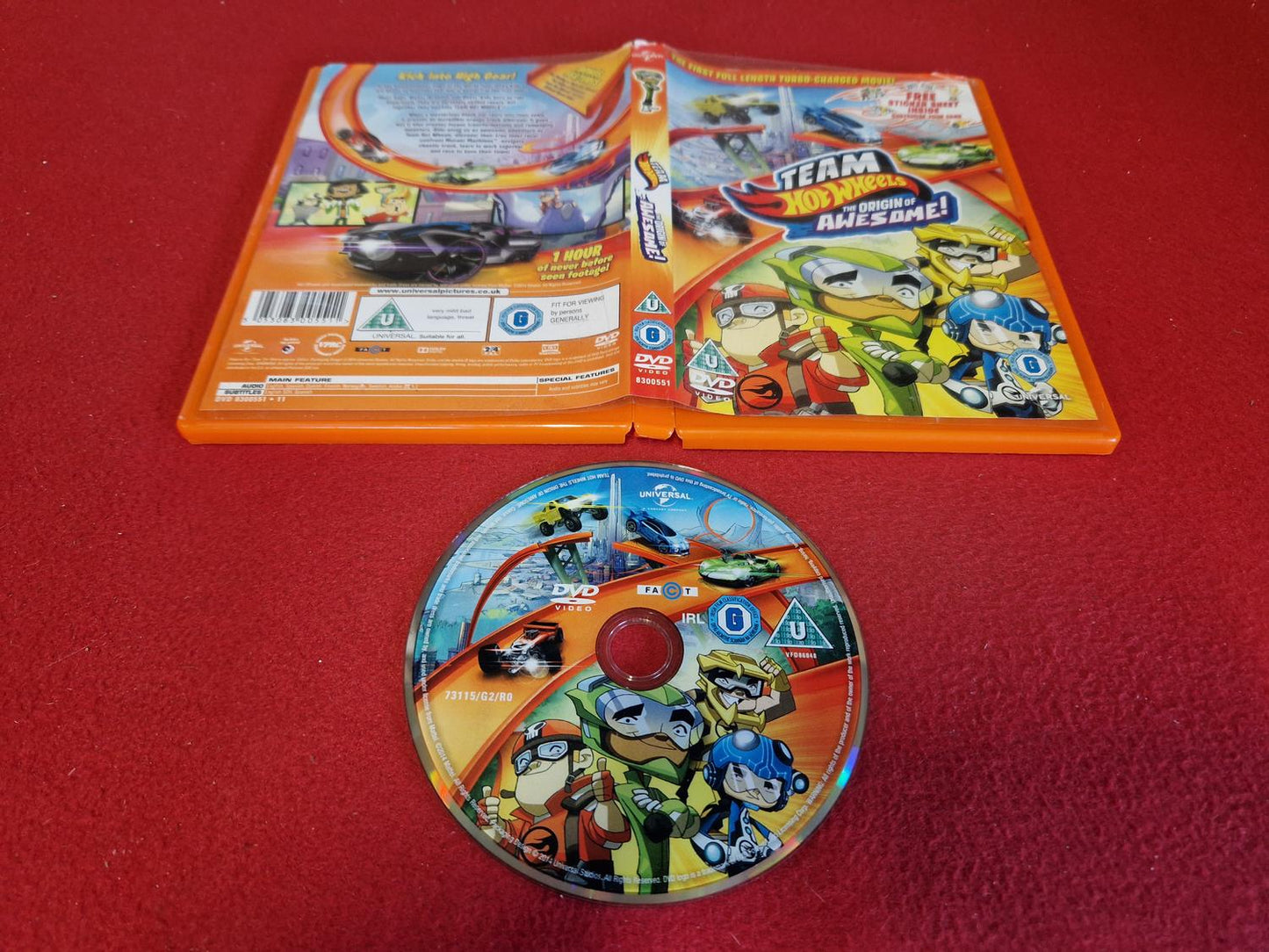 TEAM HOT WHEELS THE ORIGIN OF AWESOME till DVD