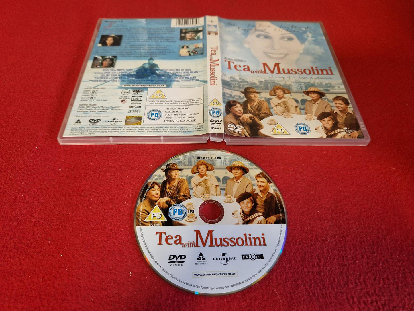 TEA WITH MUSSOLINI till DVD