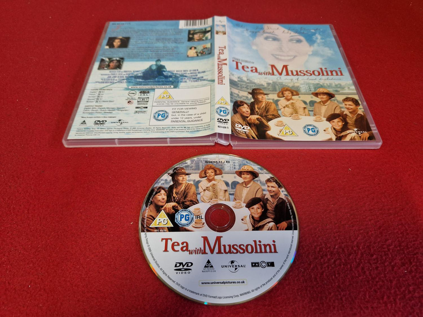 TEA WITH MUSSOLINI till DVD