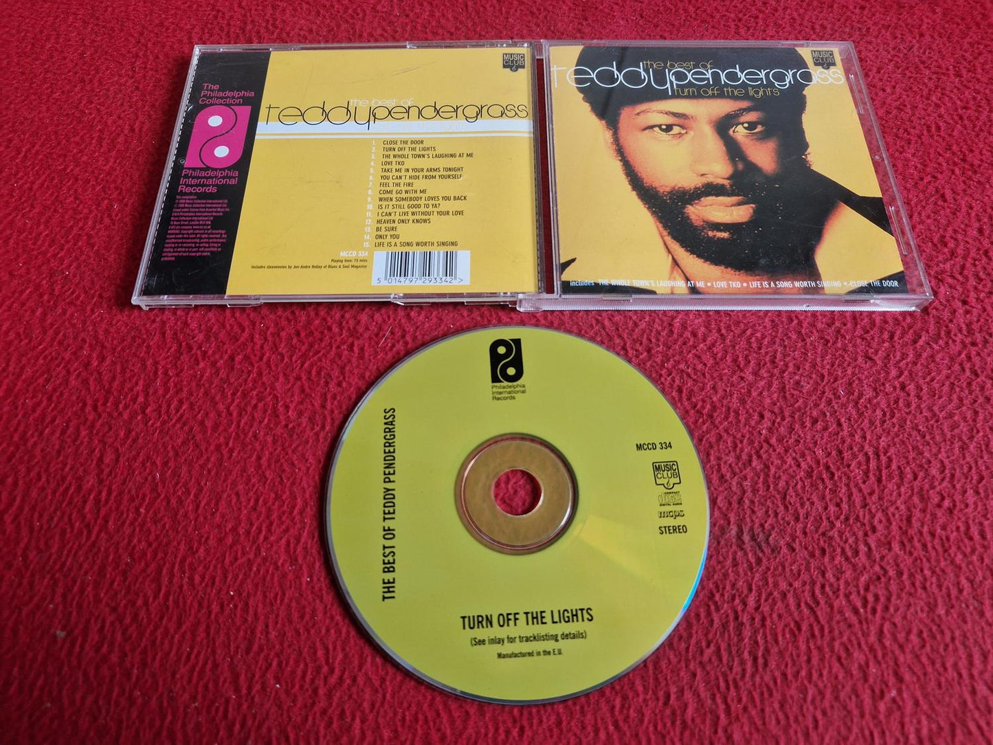 TEDDY PENDERGRASS TURN OF THE LIGHTS THE BEST OF CD