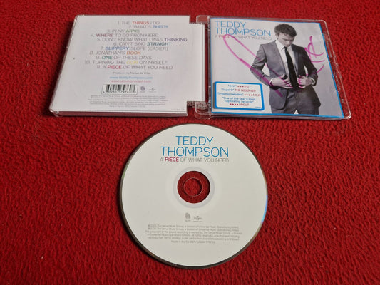 TEDDY THOMPSON A PIECE OF WHAT YOU NEED CD