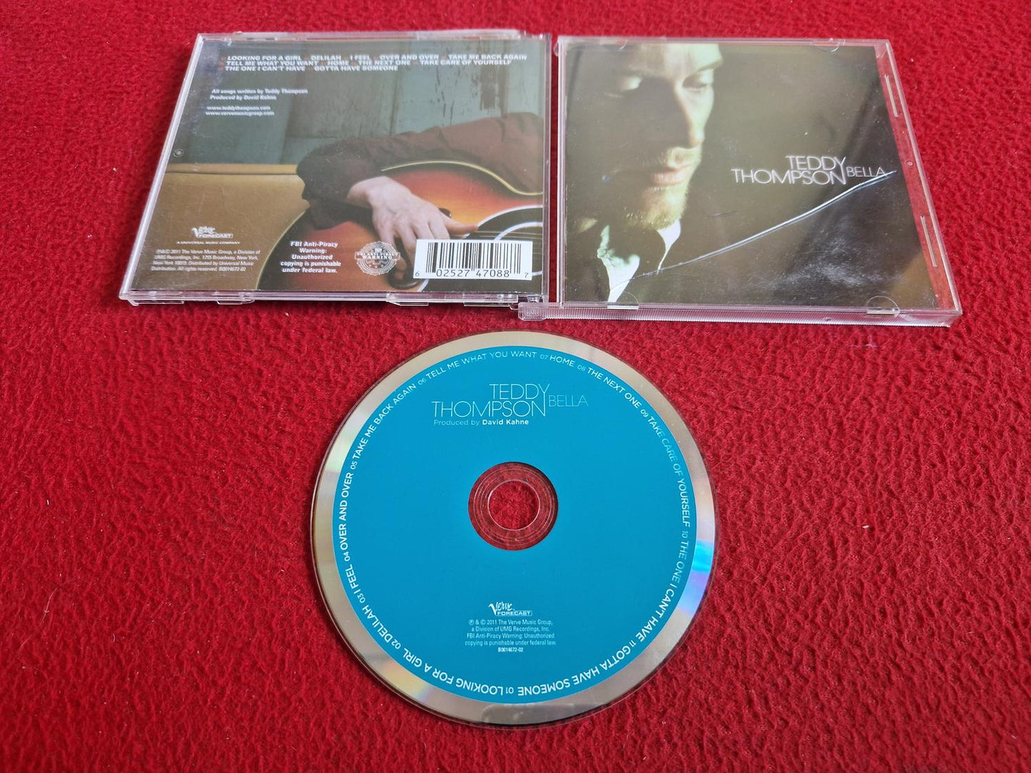 TEDDY THOMPSON BELLA CD