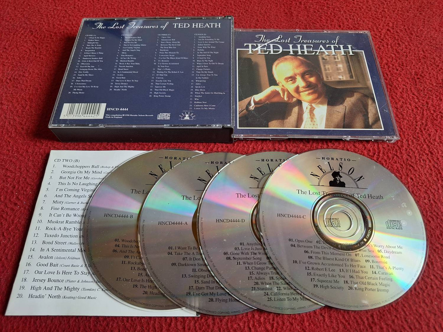 TED HEATH THE LOST TREASURES OF CD BOX