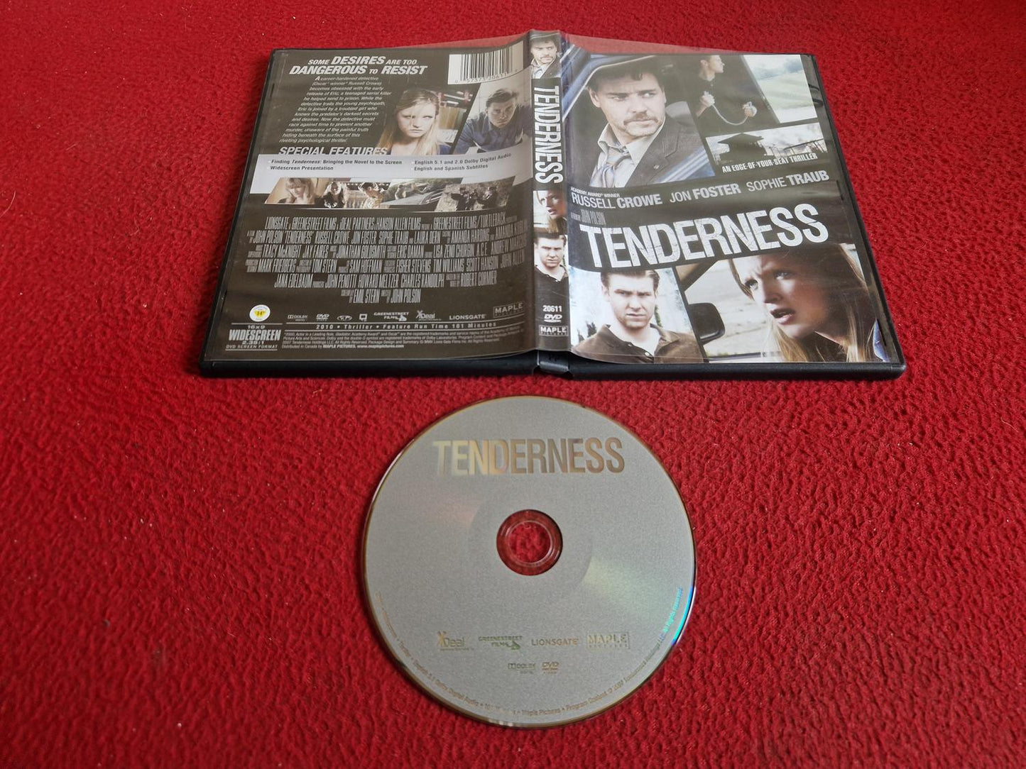 TENDERNESS [ REGION 1 ] DVD