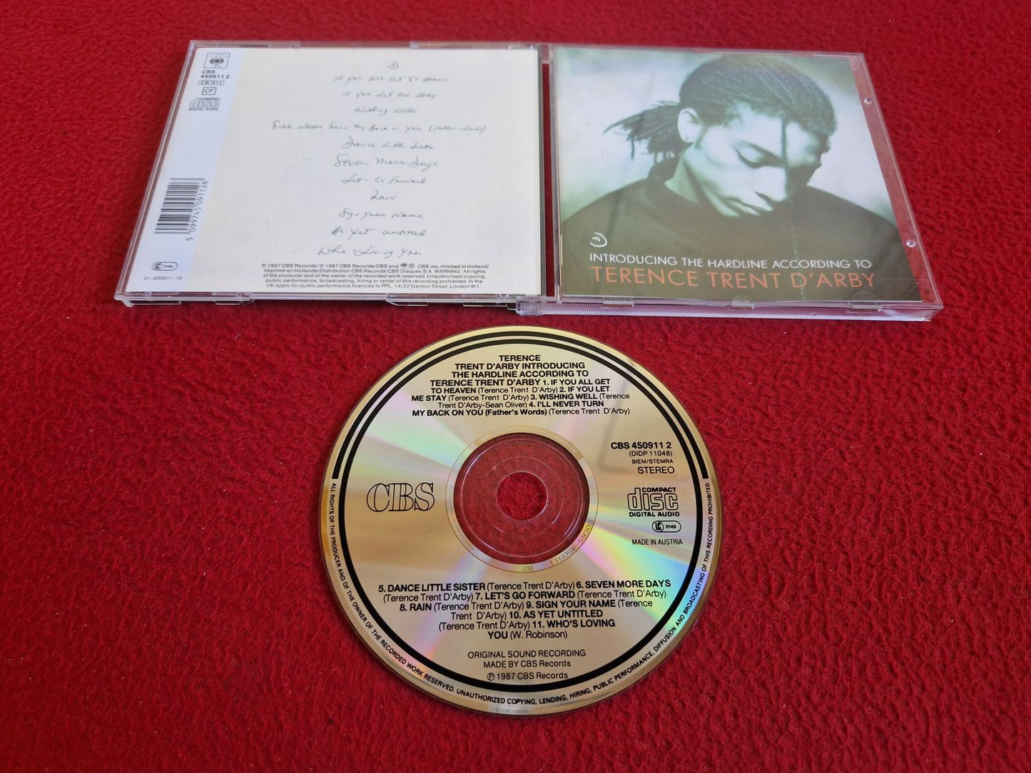 TERENCE TRENT D'ARBY INTRODUCING THE HARDLINE ACCORDING TO CD