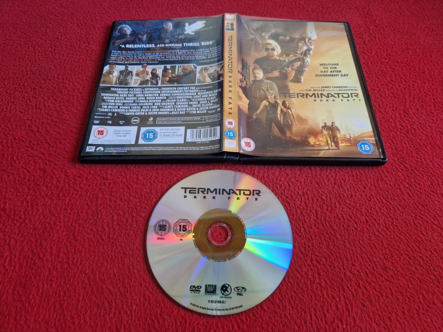 TERMINATOR DARK FATE DVD