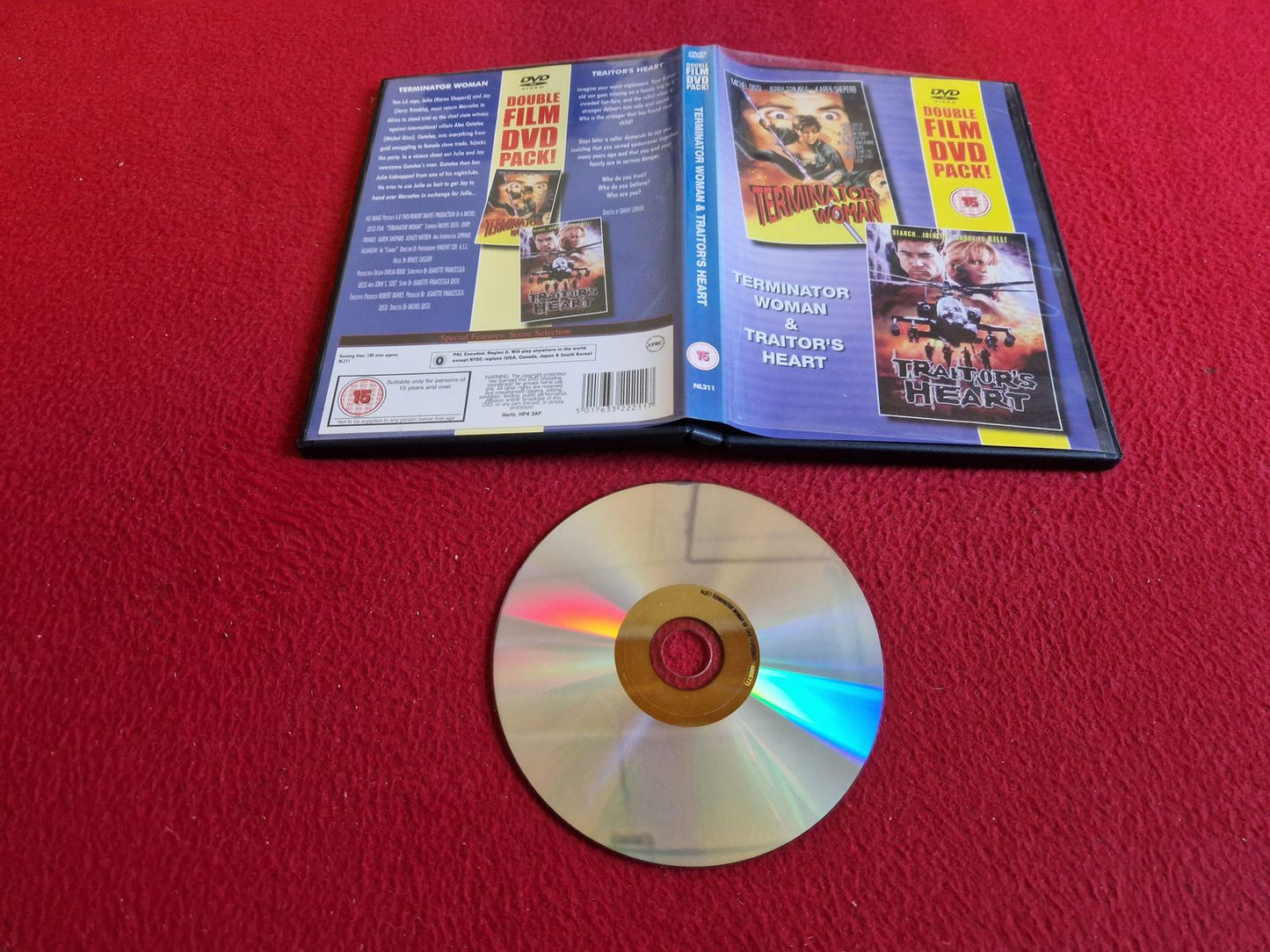TERMINATOR WOMAN / TRAITOR'S HEART DVD